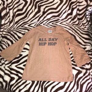 Cotton on Baby 18-24 months light brown and grey long sleeved shirt 💕